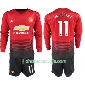 Manchester United Dres MARTIAL 11 Dječji Domaći 2018/19 Dugim Rukavima